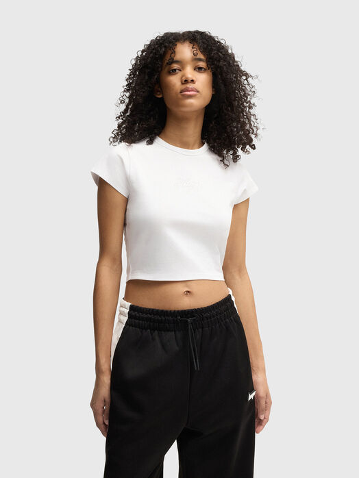 DOME short T-shirt with oval neckline