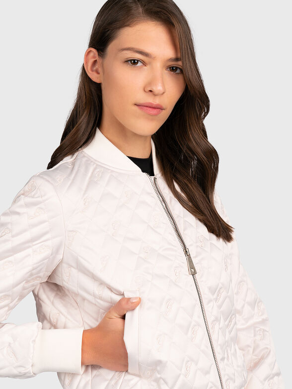 SUKI Black bomber with logo embroideries - 3