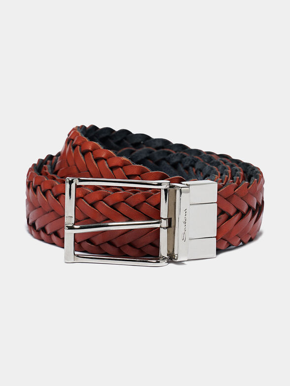 Belt with woven effect - 0