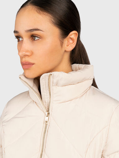 Down jacket with quilted effect  - 5
