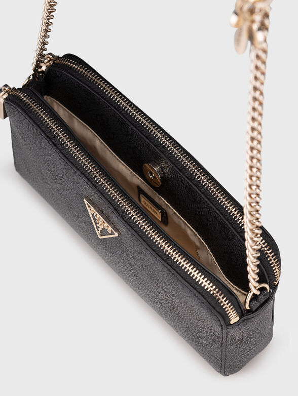 Crossbody bag with monogram logo print - 6