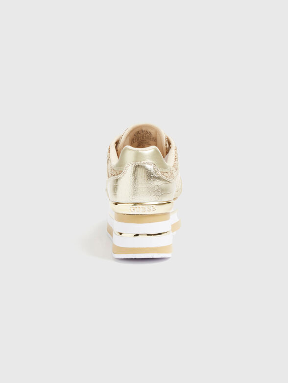 Golden sneakers HANSIN - 3