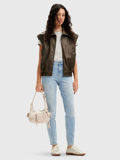 Blue slim jeans - 5