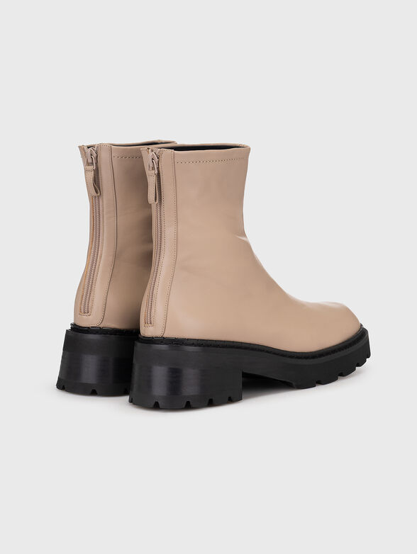 ALISTER leather boots with contrast sole - 3