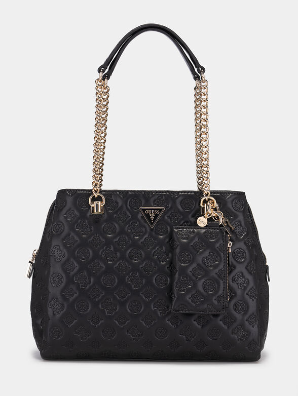 LA FEMME black bag with a detachable purse - 1