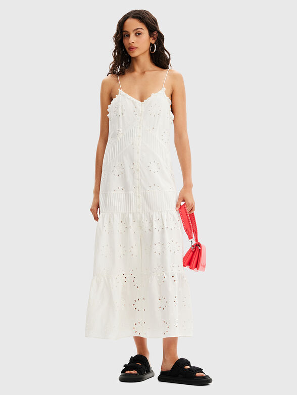 VITORIA dress with English embroidery - 4