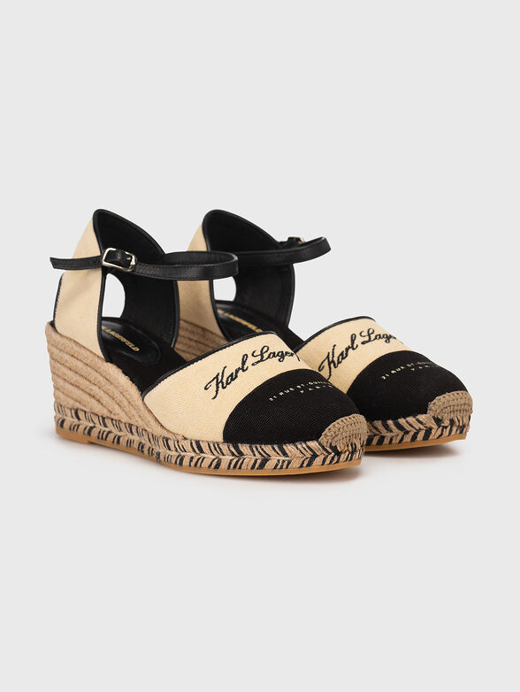 Platform espadrilles with logo embroidery - 2