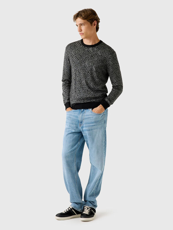 Jacquard logo sweater - 2