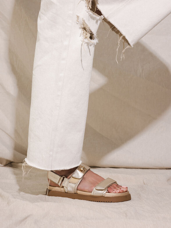 MONA beige sandals  - 2
