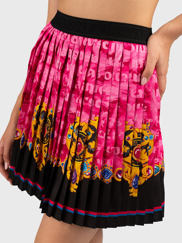 Pleated mini skirt - 3