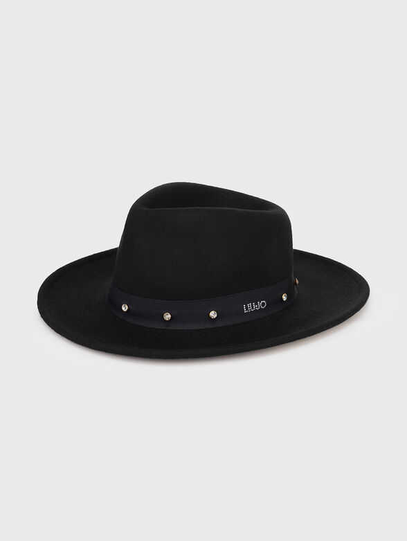 Wool hat with brim - 3