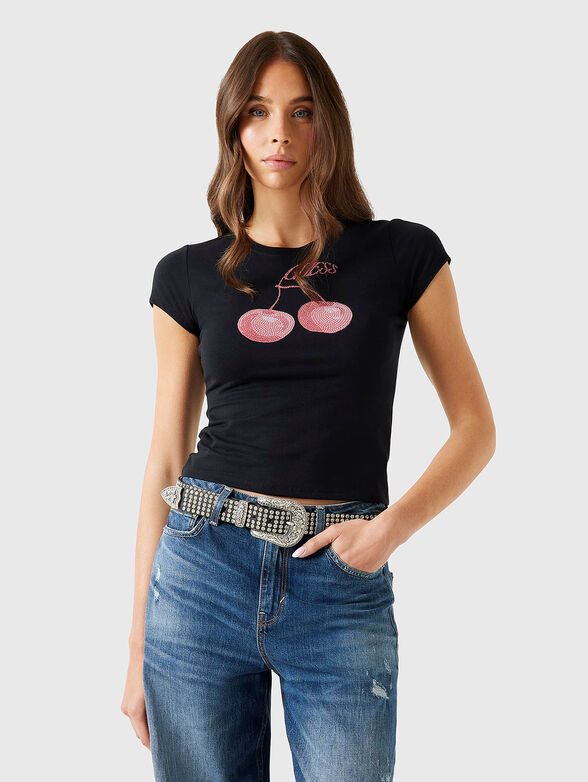 CHERRY cotton T-shirt - 1