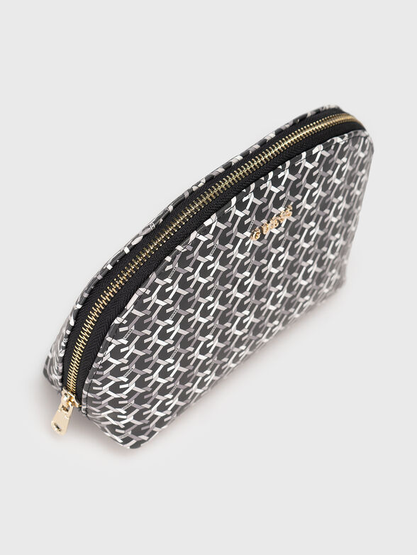 Make up bag with monogram print - 4