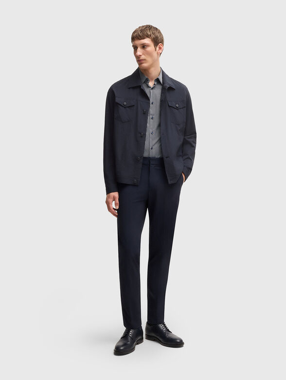 P-CARPER TR-WG-251F overshirt in washable stretch fabric - 2