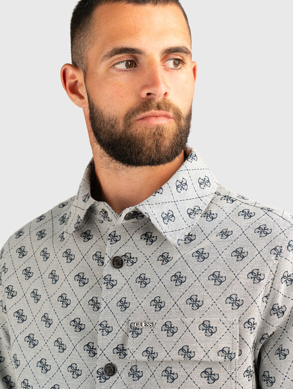 Shaket with monogram print - 4