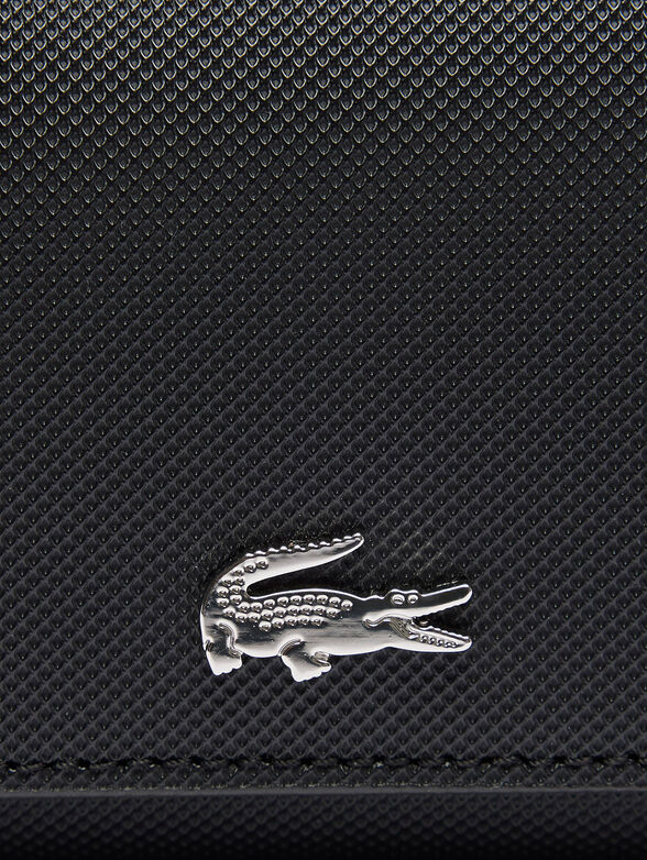 Beige wallet with logo detail - 3