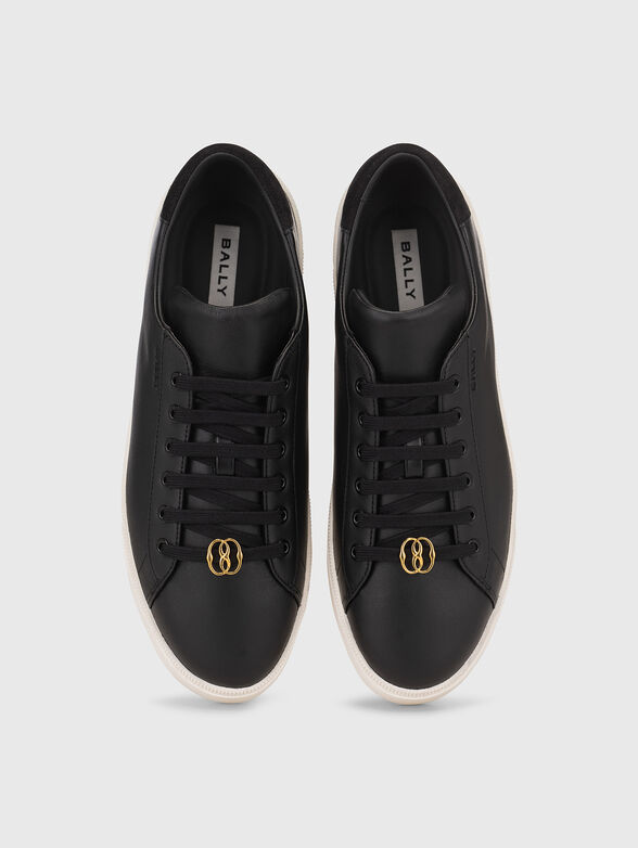 RYVER black sneakers with metal detail - 6