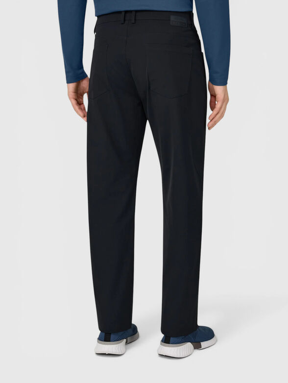 Straight-leg trouser in dark blue - 2