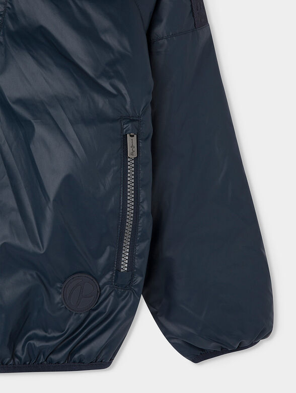 GORDON blue jacket with hood - 3