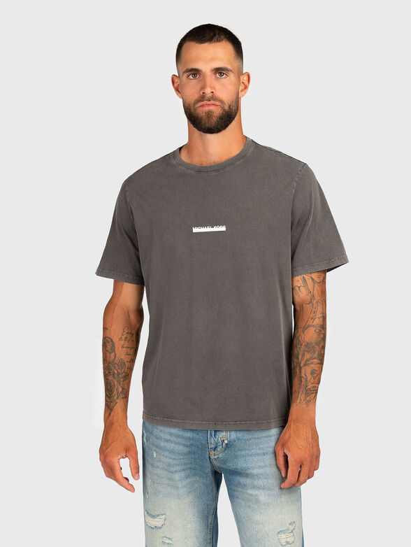 Cotton T-shirt with logo - 1
