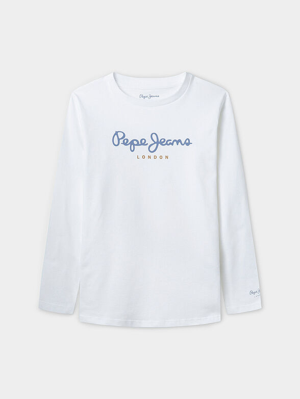 NEW HERMAN N blouse with logo print - 1