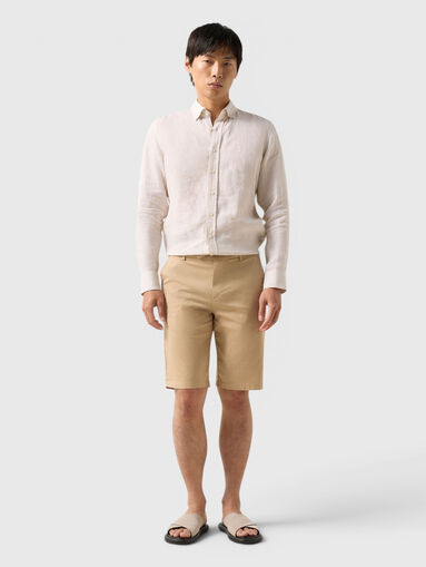 COLE beige short chinos - 5