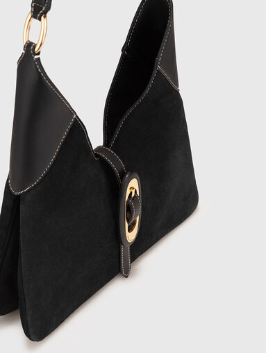 CORNELIA suede hobo bag - 4