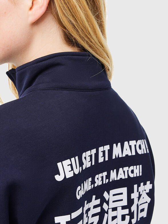Navy zip sweatshirt - 3