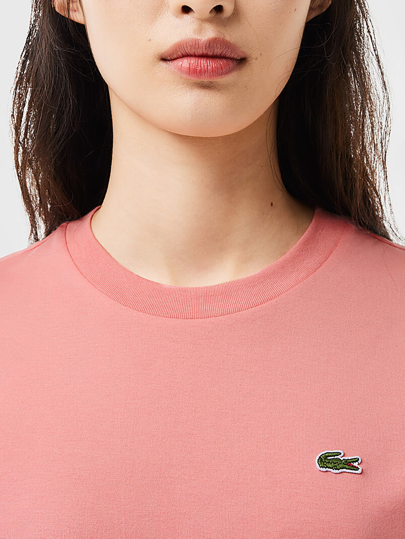 Logo detail  black T-shirt  - 3