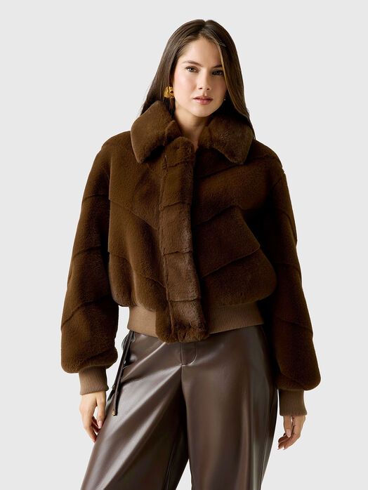 MAYA faux leather jacket