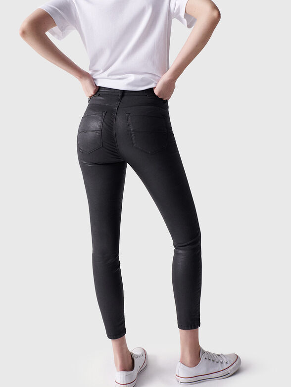 Coated jeans with push up effect - 2