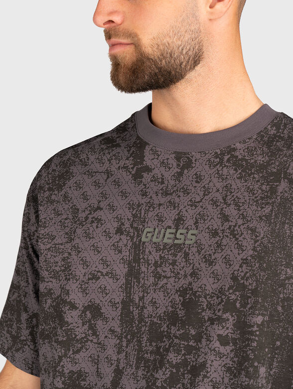 Cotton T-shirt with logo - 4