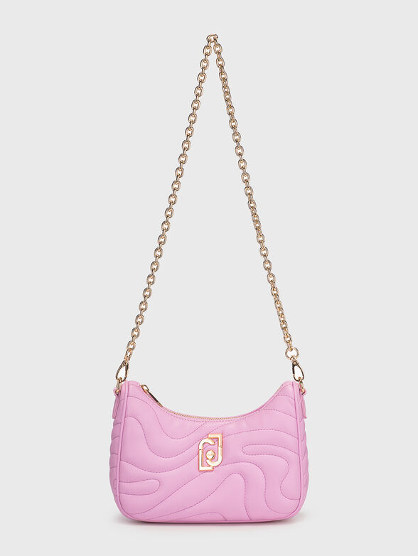Black crossbody bag with logo accent - 2