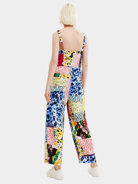 Colorful jumpsuit with patchwork effect - 2