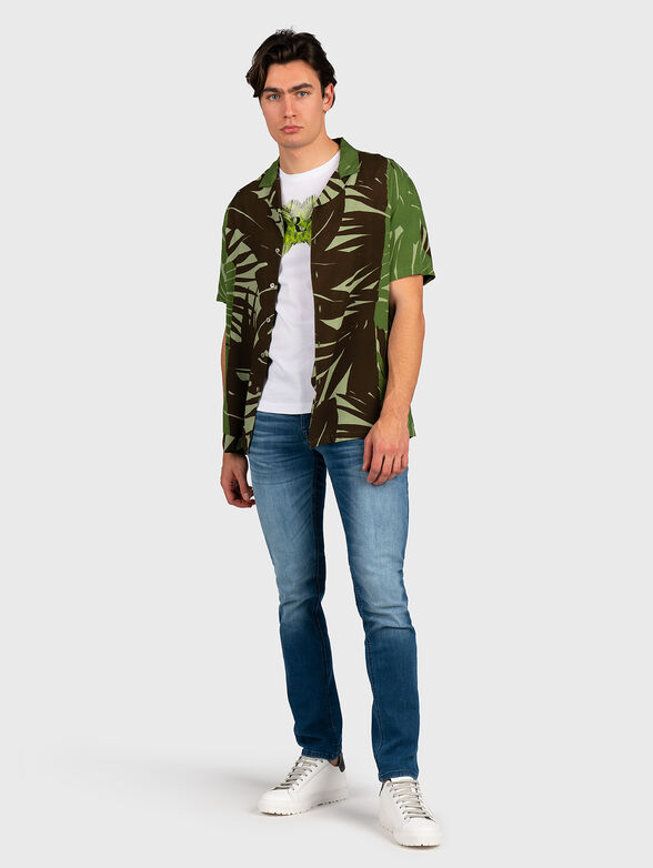 Black T-shirt with print - 2