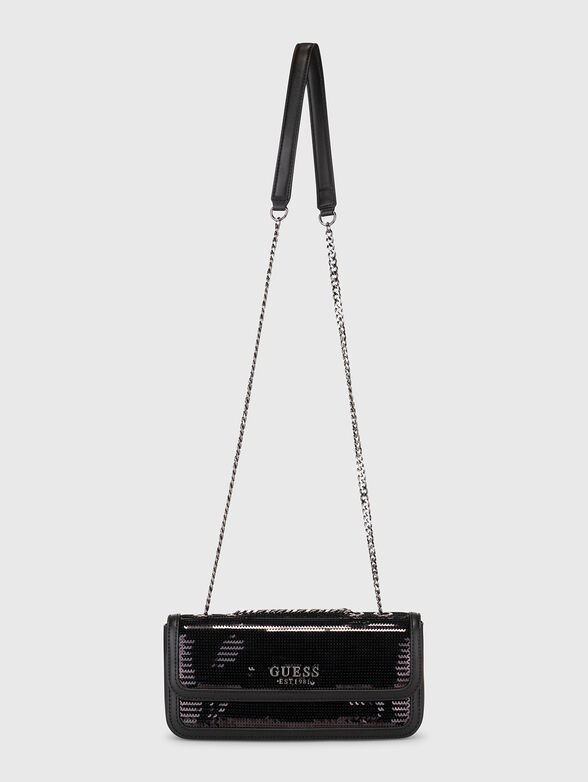 Black sequins crossbody Bag - 2