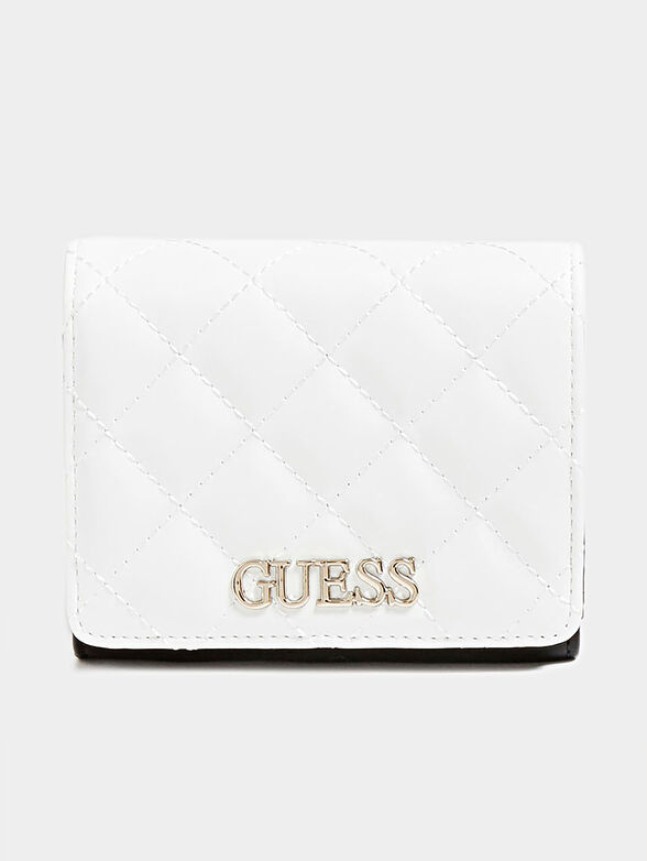 ILLY mini wallet in beige brand GUESS —