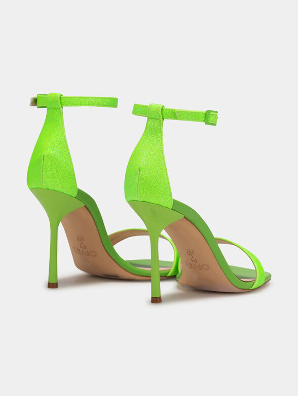 CAMELIA sandals in green color - 3