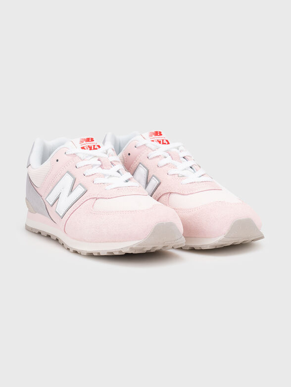 574 sports shoes with logo accent - 2
