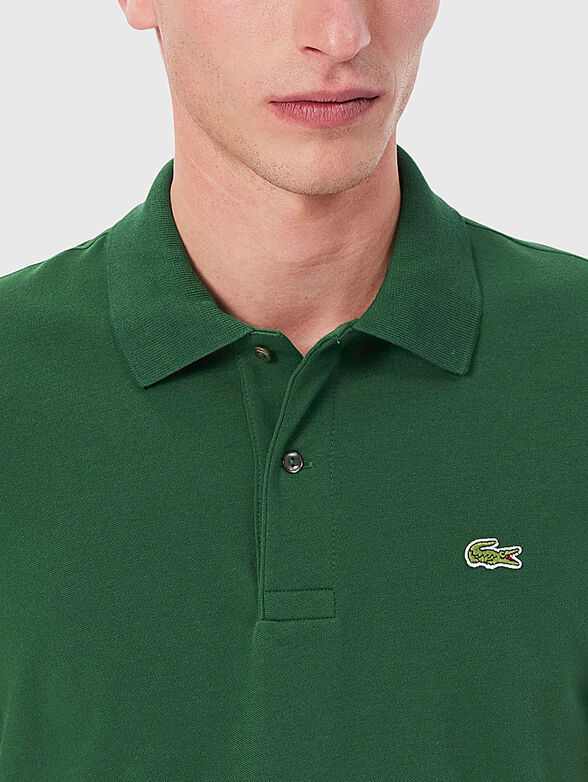 Green polo shirt - 4