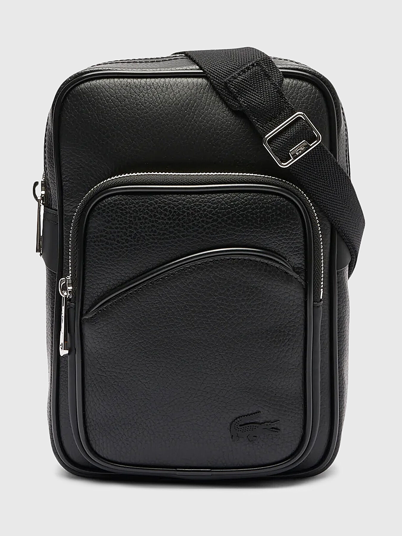 Leather bag with logo brand LACOSTE — Globalbrandsstore.com/en