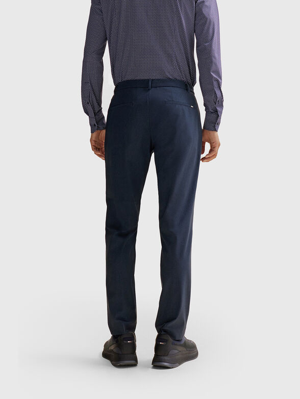 Slim fit trousers in dark blue colour - 2