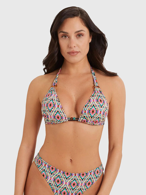 LAMU bikini top with halter neckline - 1