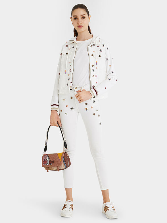 AUSTRIA Skinny jeans with embroidery - 1