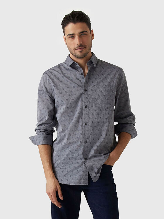 Риза от жакард с 4G лого - 1