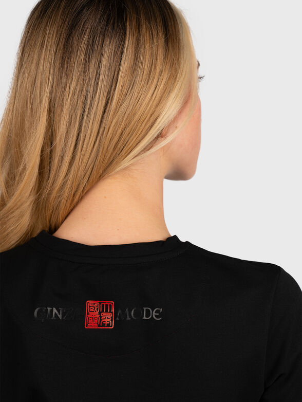 DL008 sports black dress with prints - 4