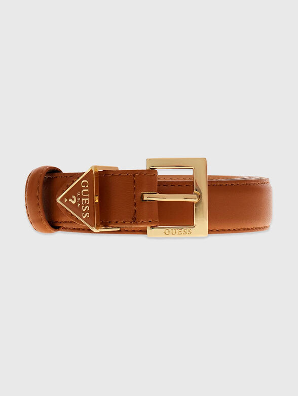 Belt with accent logo - 1