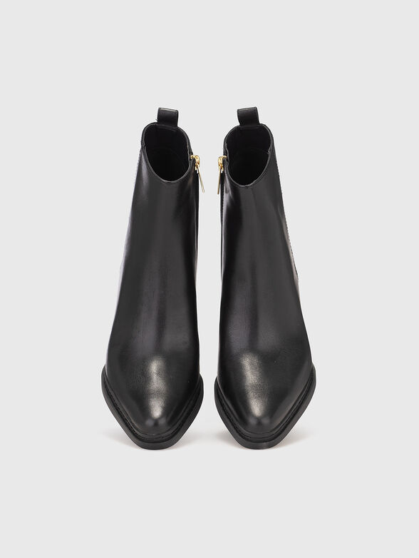 Leather heeled boots - 6