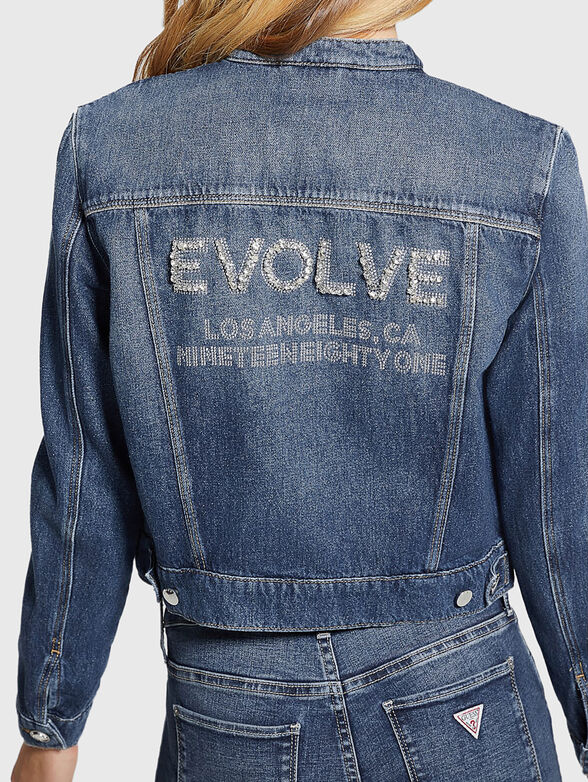 DELYA denim jacket - 3