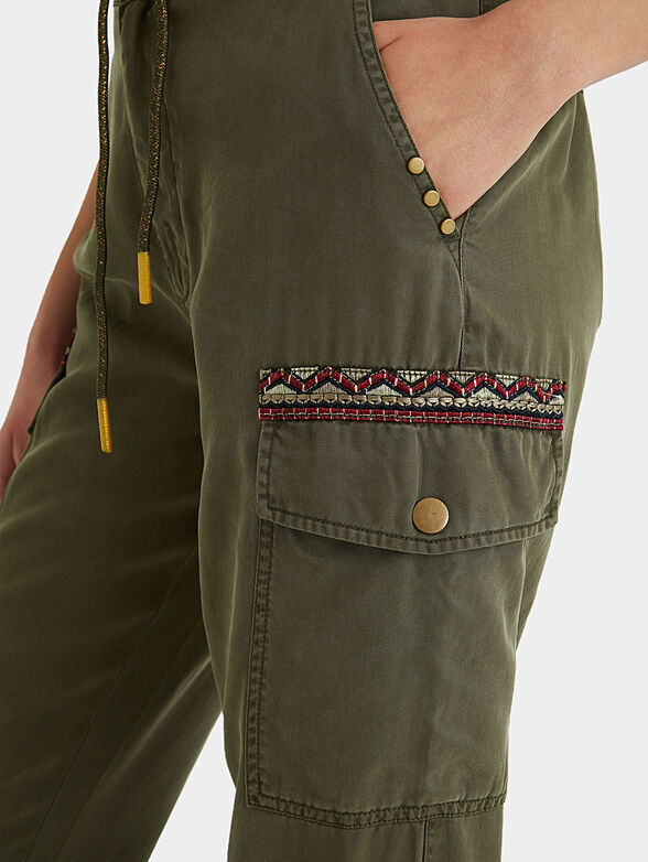 TRIBECA Cargo trousers from lyocell - 3